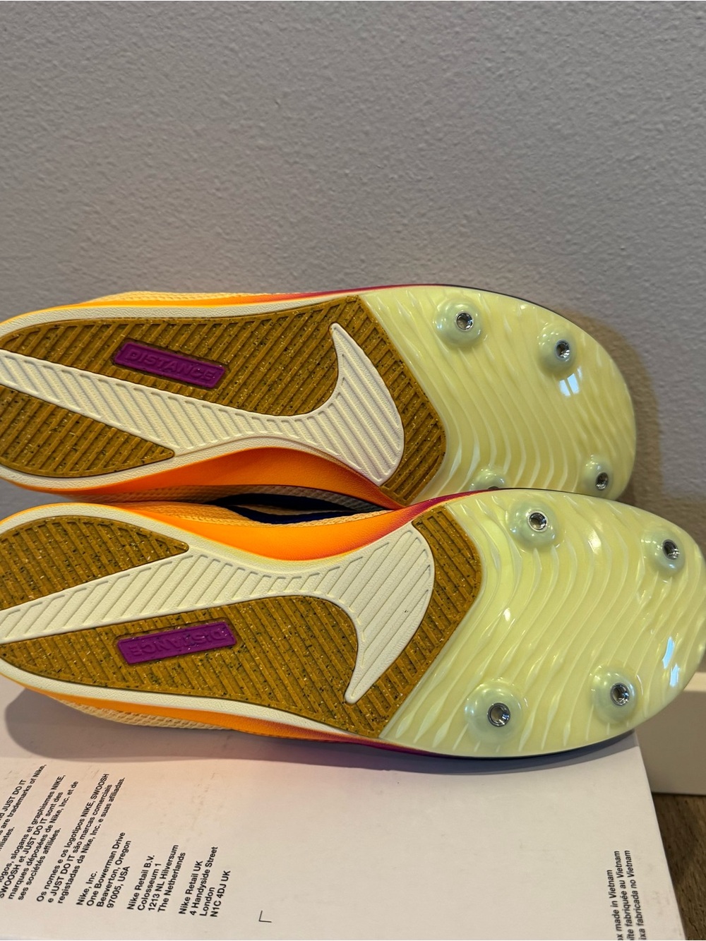 Nike Zoom Rival Distance Citron Pulse - Picture 6 of 6